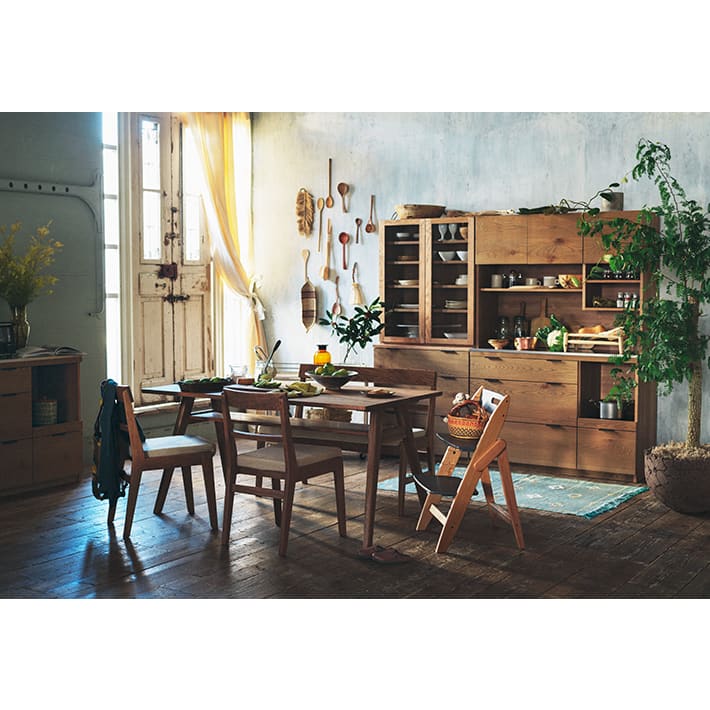 ADDAY(アディ) カップボード W820 キッチン収納 unico（ウニコ）公式 家具・インテリアの通販