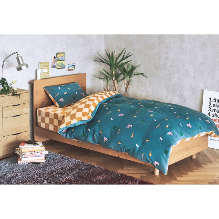 unico ウニコ ベッドカバー 寝具 シングルベッド シングルサイズ - シーツ