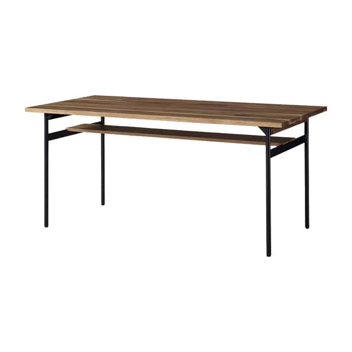 DIX(ディクス) ダイニングテーブル W1600 アイアン脚 ウォールナット| テーブル・デスク | unico（ウニコ）公式 - 家具
