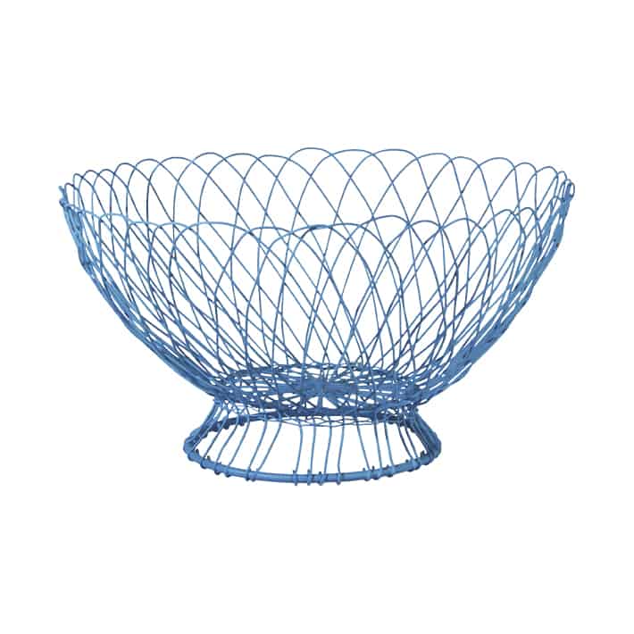 Basket twist blue