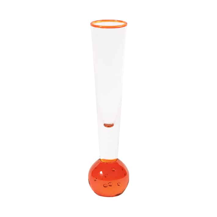 Vase flute orange