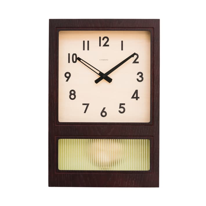 FROSTED PENDULUM CLOCK DARK BROWN | 時計 | unico（ウニコ）公式