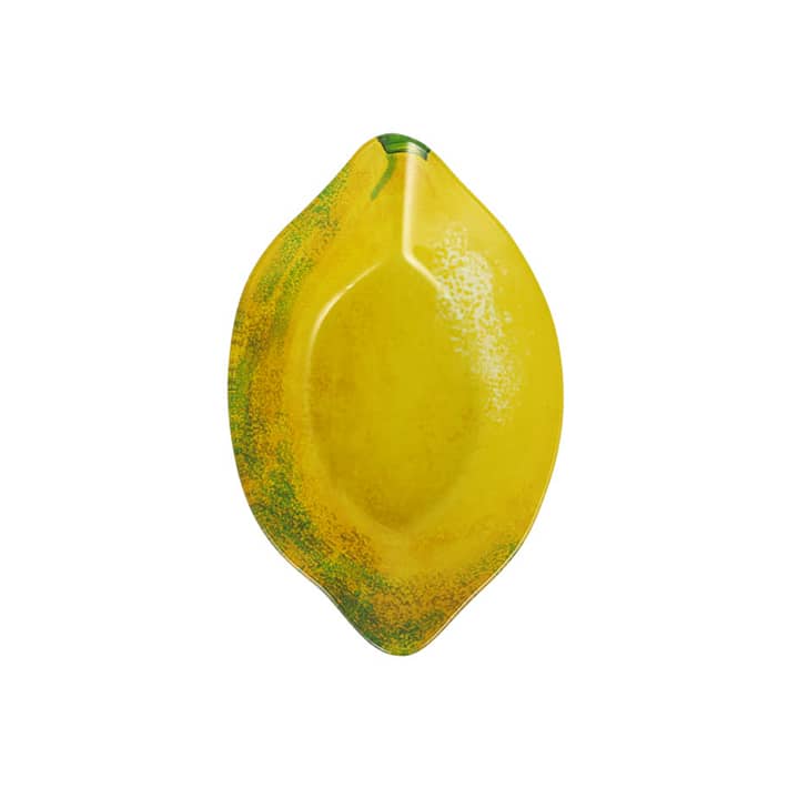Glass farmer plate Lemon