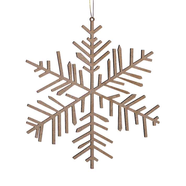 Ice & Snow wooden Ornament medium