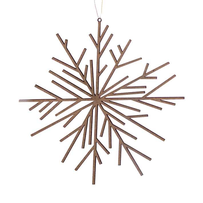 Ice & Snow wooden Ornament large
